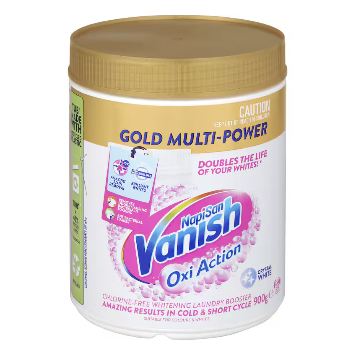 Vanish Napisan Oxi Action Gold Crystal White 1kg