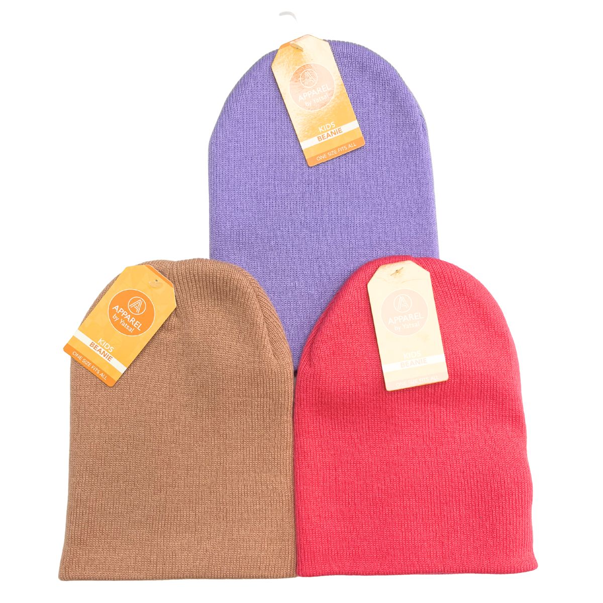 Basic Kids Beanie – Warm Casual Winter Plain Hat
