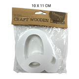 Craft Wooden Letter - Q(10 PACKS)