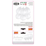 White Balloons 10 Pack – Metallic Party Decoration