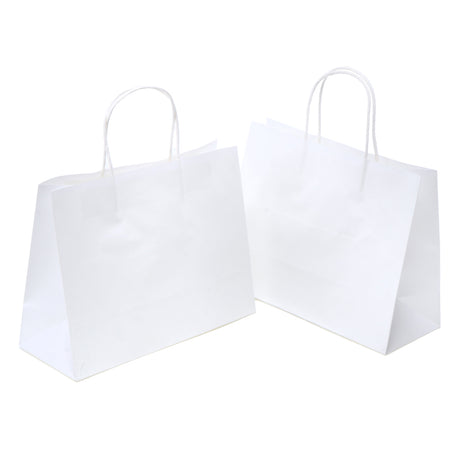 White Kraft Paper Bags 2pk – 27x21cm