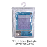 White Lace Curtain 150*150cm image 0