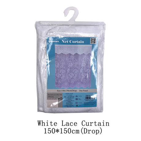White Lace Curtain 150*150cm image 0