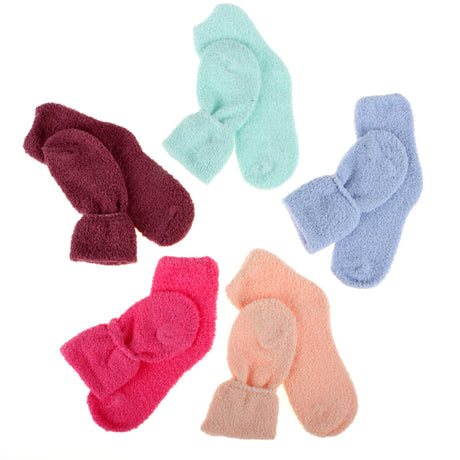 Womens Plain Crew Socks NZ – Microfibre Soft