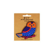 Wooden New Zealand owl magnet 73mm for fridge and home decoration