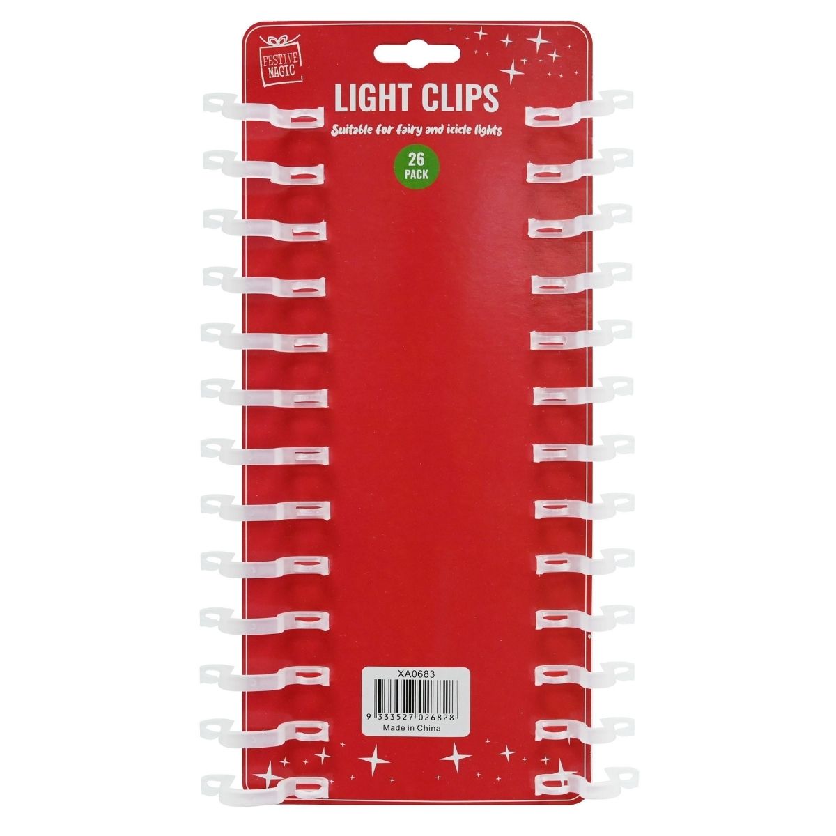 LIGHT CLIPS FAIRY/ICICLE LIGHT 26pk