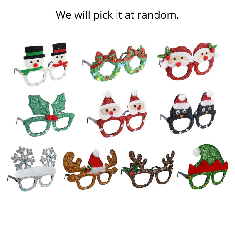 Christmas Novelty Glass Mega Mix