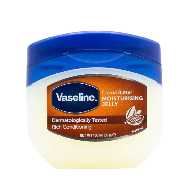 [XCIL100] aVASELINE 100mL MOISTURISING JELLY RICH CONDITIONING COCOA BUTTER