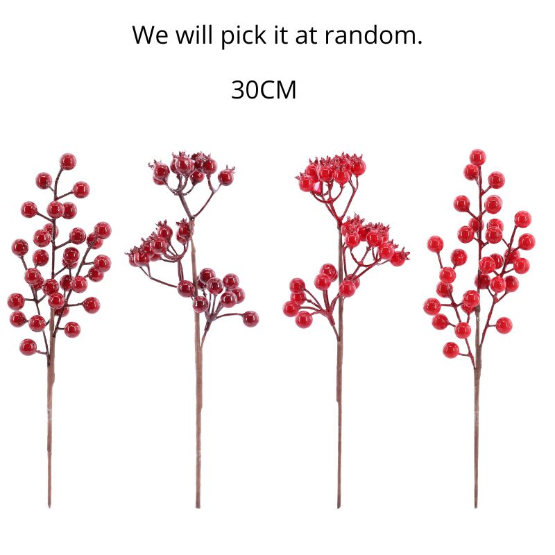 Glossy Berry Pick 30cm Asst