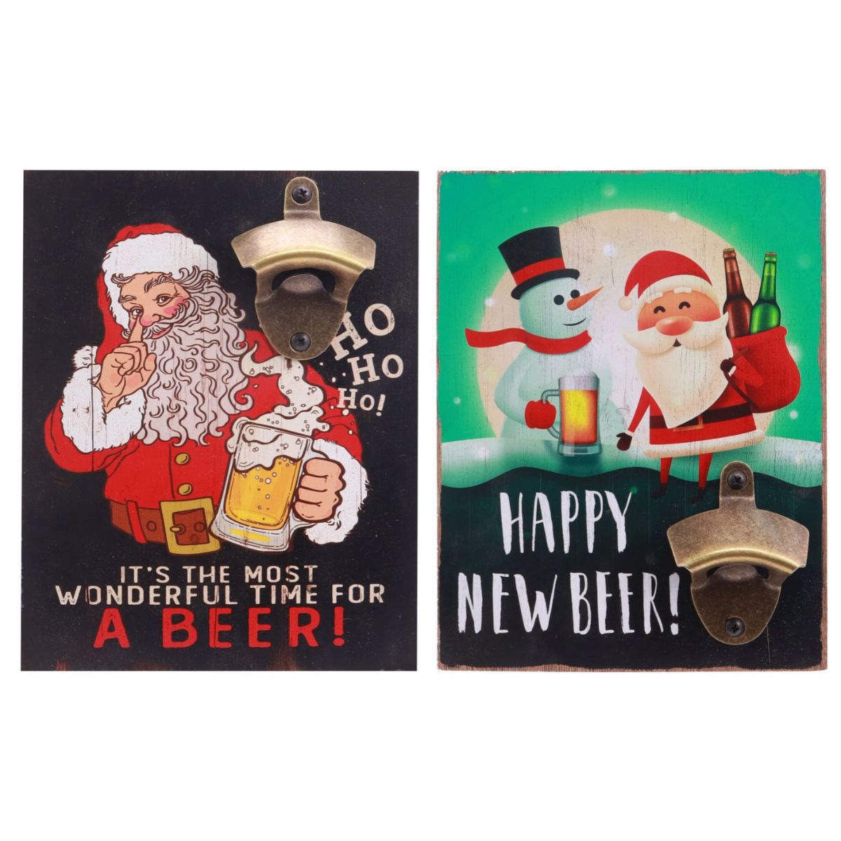 Christmas Beer Opener Sign Assorted