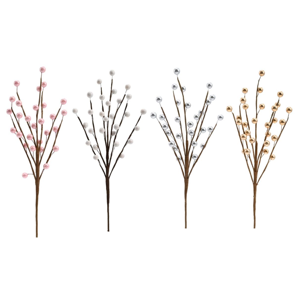 Shiny Berry Branch 31cm Assorted
