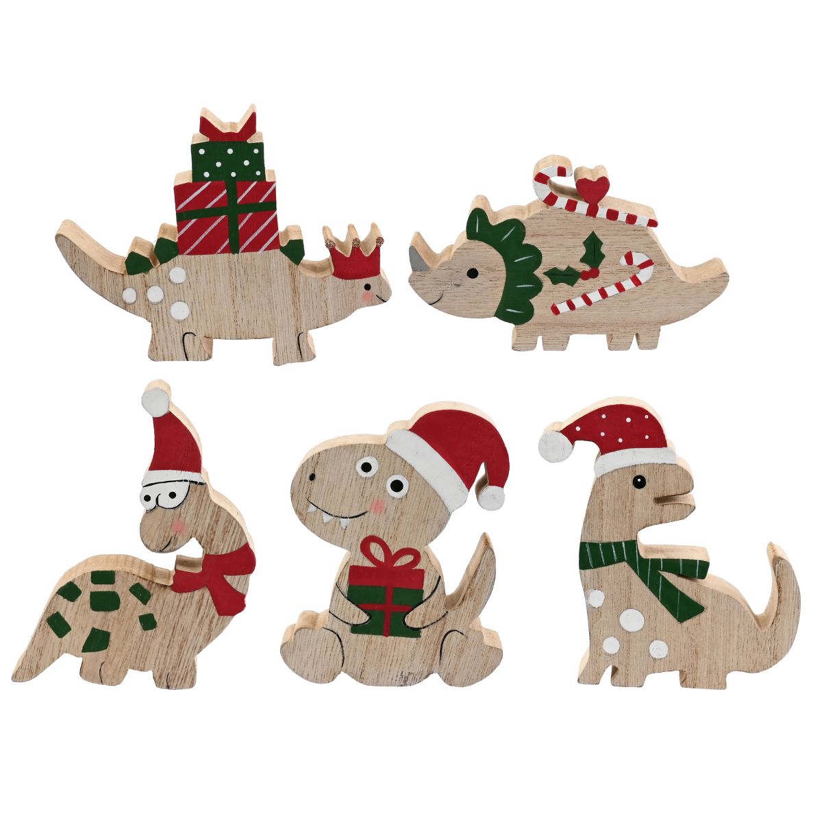 Christmas Dinosaur Table Decoration Assorted