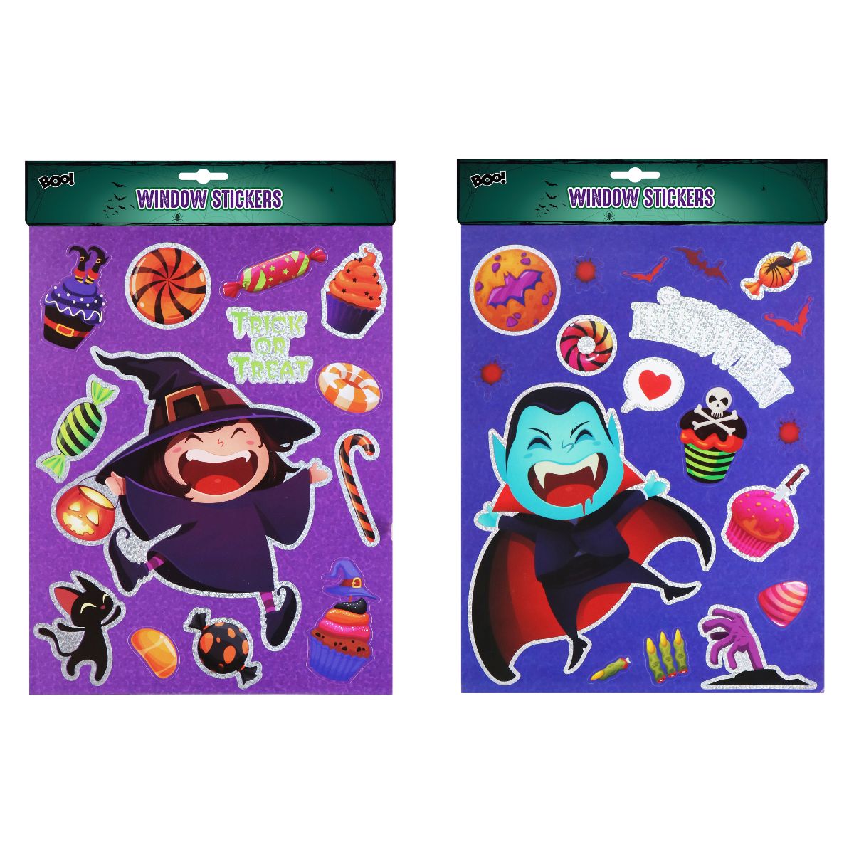 Wicked Fun Window Stickers Asst