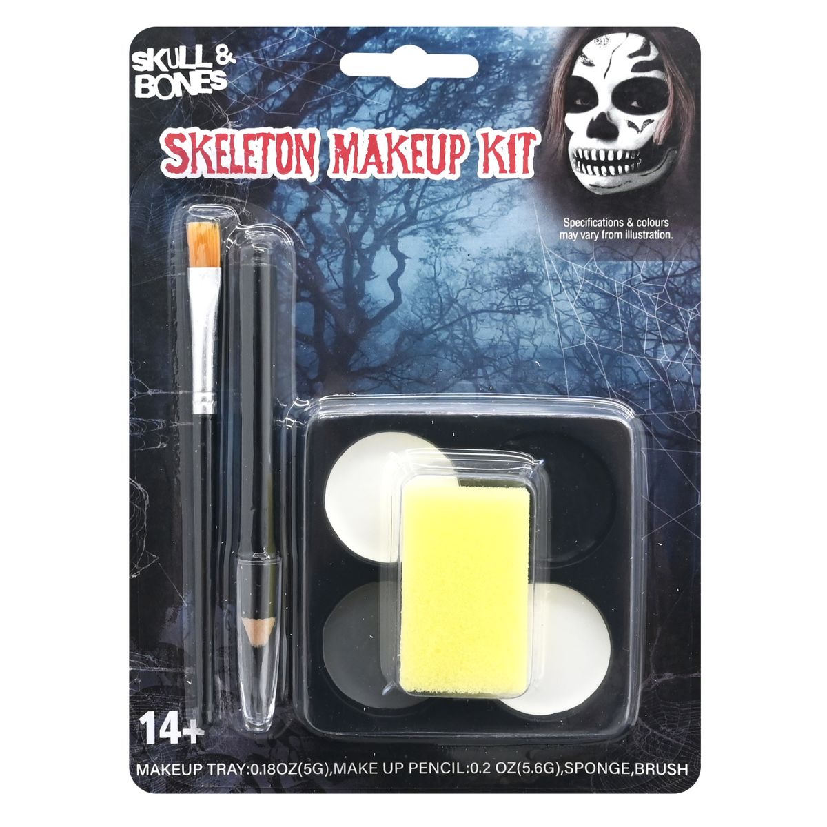 Skeleton Makeup Kit