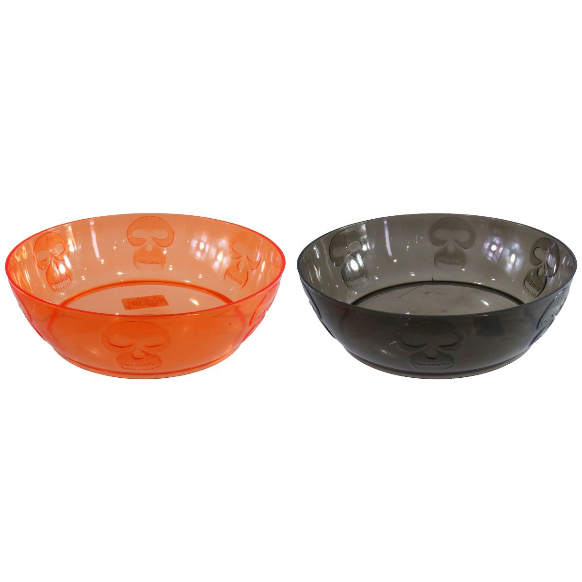 Skull Round Bowl 18cm Asst