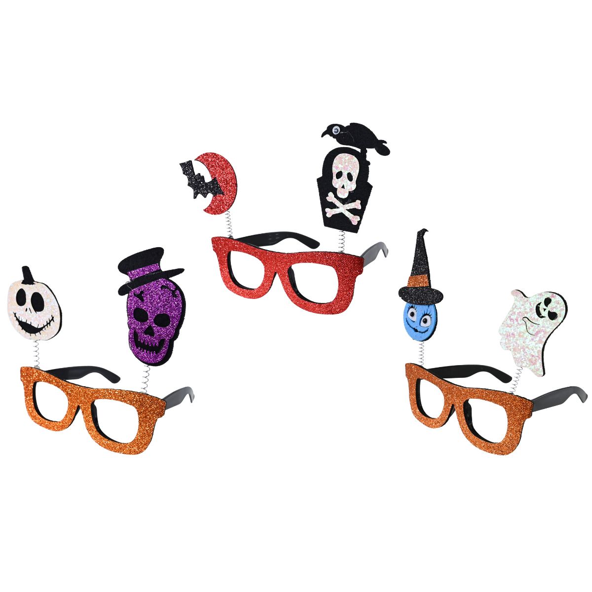 Halloween Funky Glasses Asst