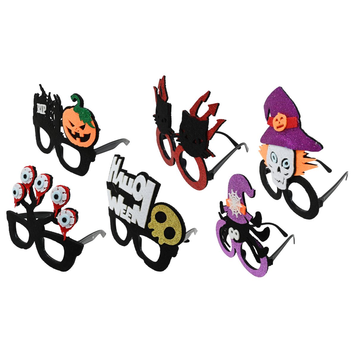 Halloween Spooky and Fun Glasses Asst