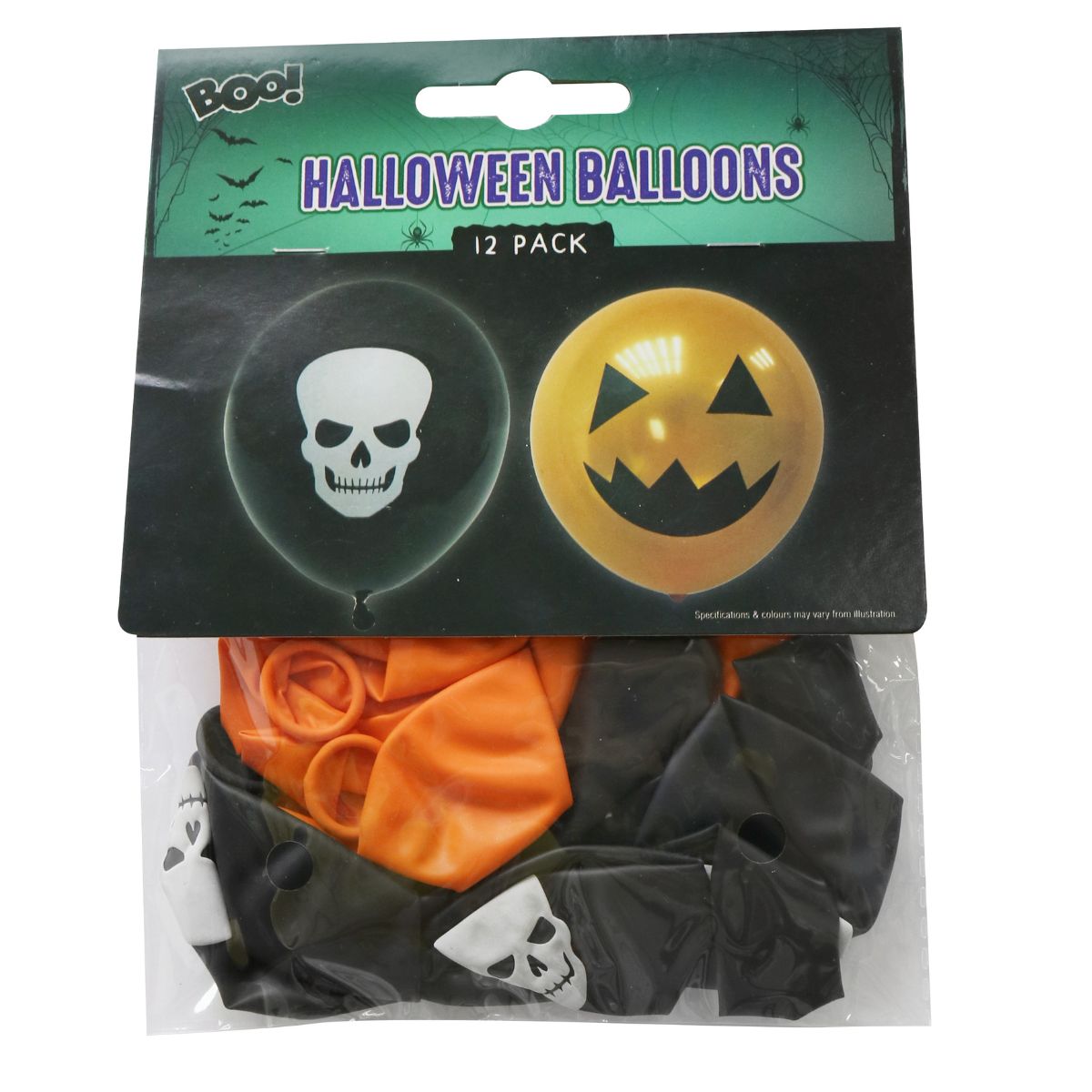 Halloween Balloons Mix 12pk