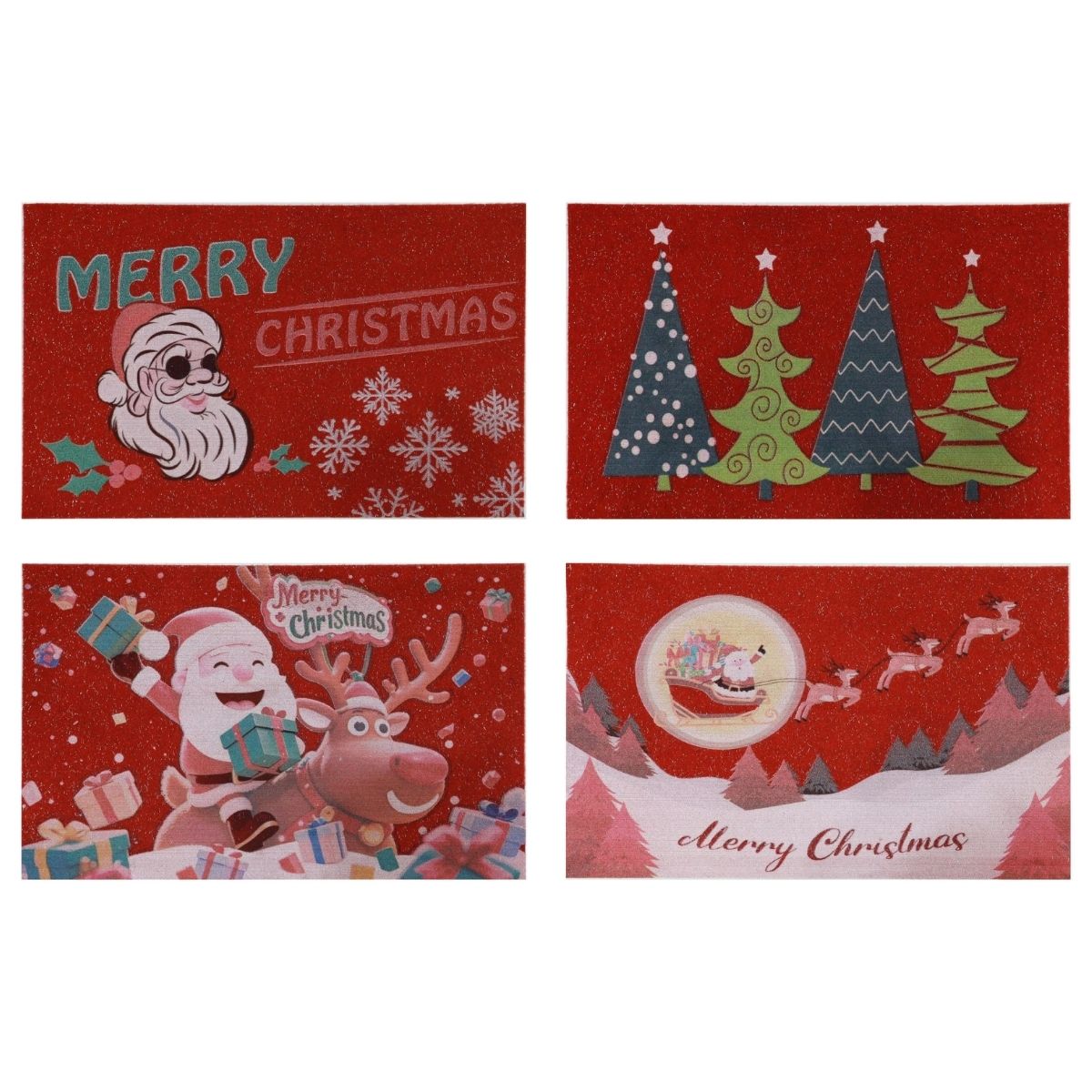 Christmas Doormat 76x43cm Assorted