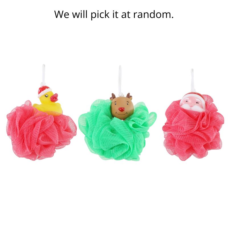 Christmas Bath Ball Asst