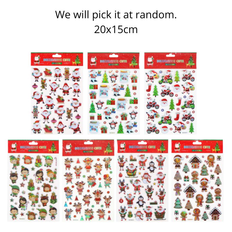 Christmas Stickers Mega-Mix Asst