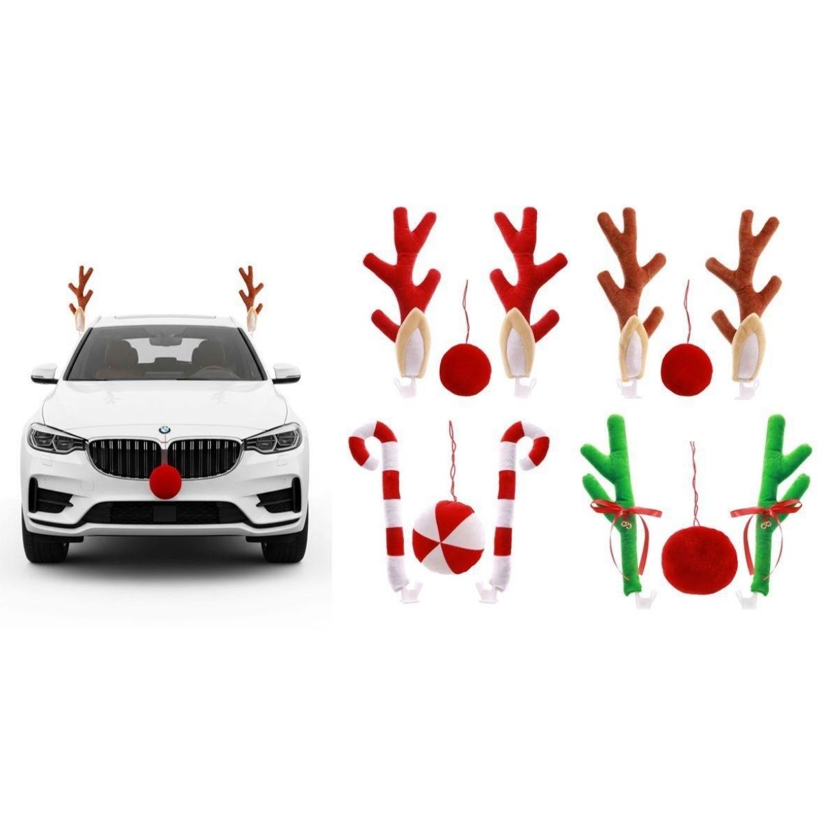 Christmas Car Decoration Set Assorted