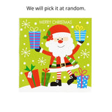 Cards Square Cute Santa 10pk