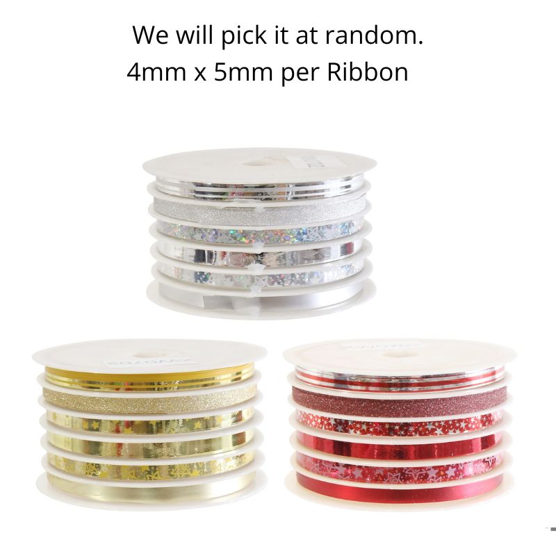 Curling Ribbon Fancy 6pc Spool Asst