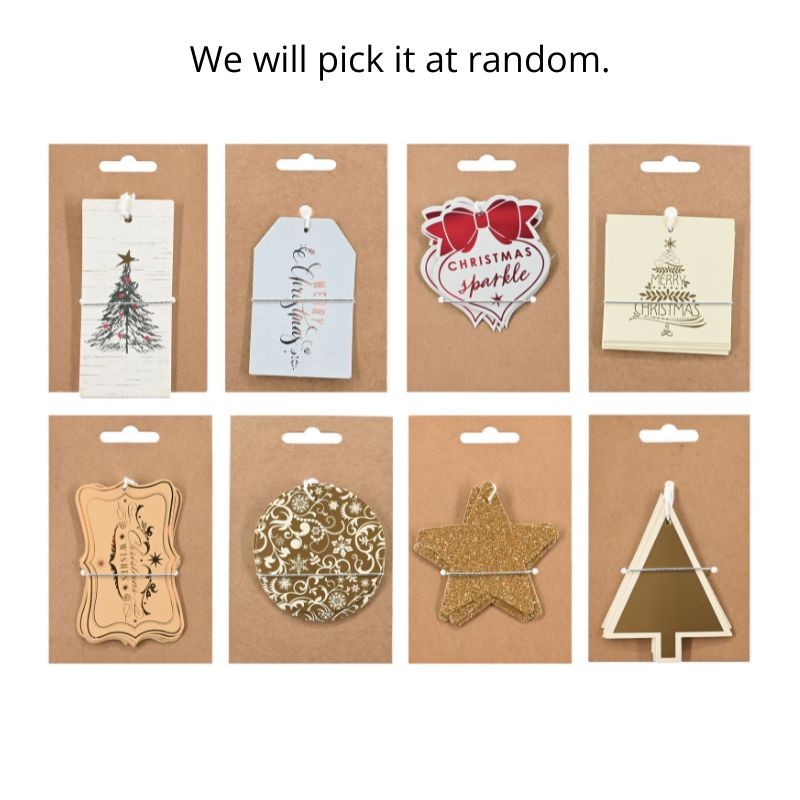 Luxury Gift Tags 5pc Asst