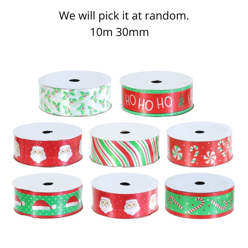 Ribbon Printed 10m 30mm SRT Asst