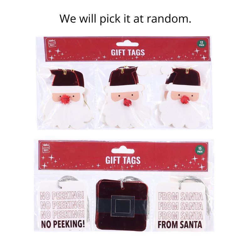 Gift-Tags Fancy Pre-Tied 12/15pk Asst