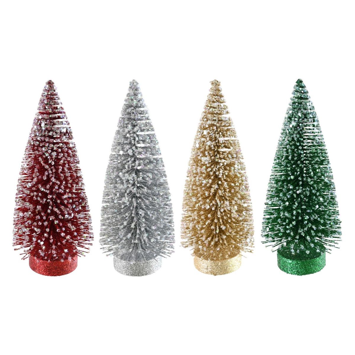 Glitter Bristle Tree 15cm Assorted