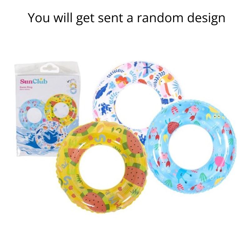 1PCE SWIM RING 50CM 3-5YRS