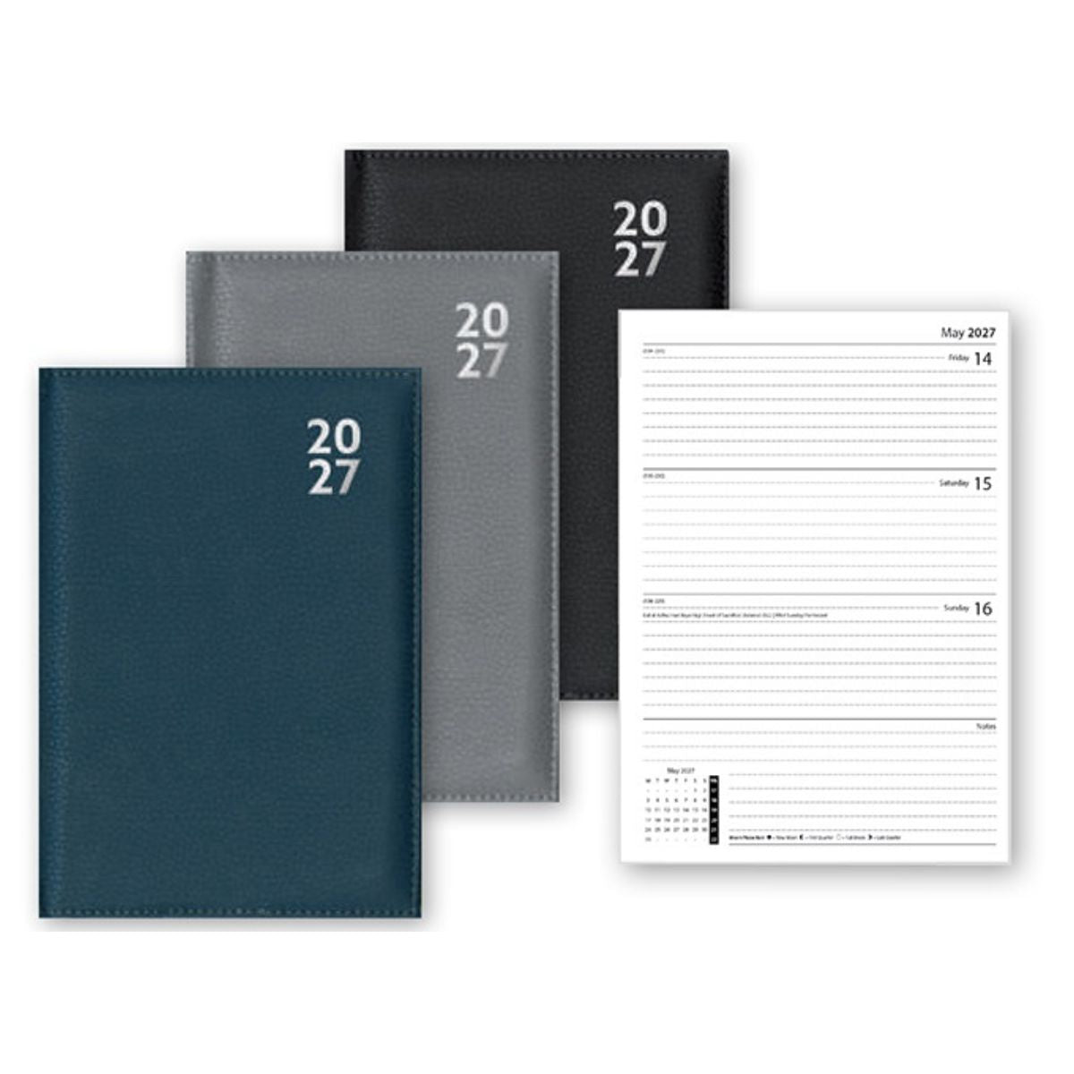 2027 Premium A5 Diary - Week to View
