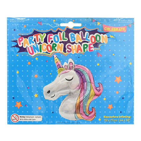Party Foil Balloon Rainbow Unicorn