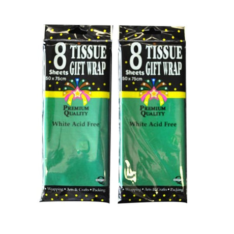 Tissue, Green, Pk8 image 0