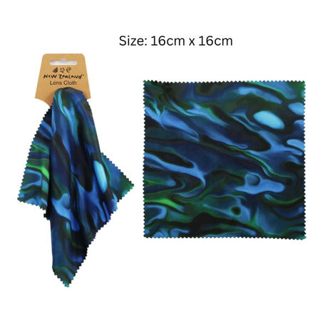 Microfibre Lens/Cleaning Cloth NZ Paua 16cm image 0