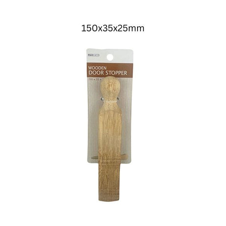 Wooden Door Stopper 150x35x25mm image 0
