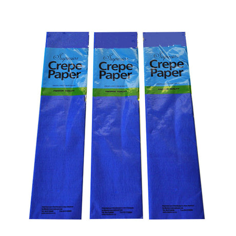 Crepe Paper Nat Blue 2mx50c image 0