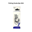 Fishing Hooks 8pc #16 image 0