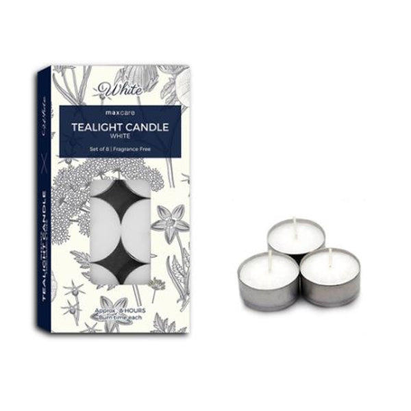 Tealight Candle white 23gx8s image 0