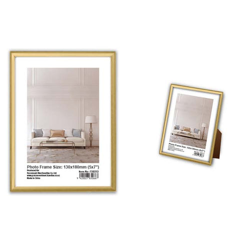 Max Brand Photo Frame 13x18cm 5x7 Gold image 0