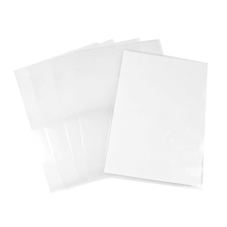 (White)A4 Document Pockets 5PC image 0