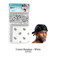 Cotton Bandana - White image 0
