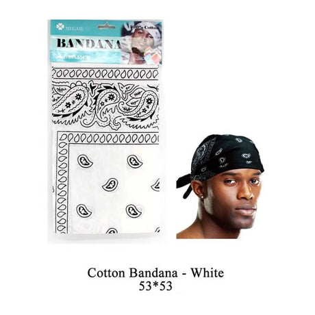 Cotton Bandana - White image 0