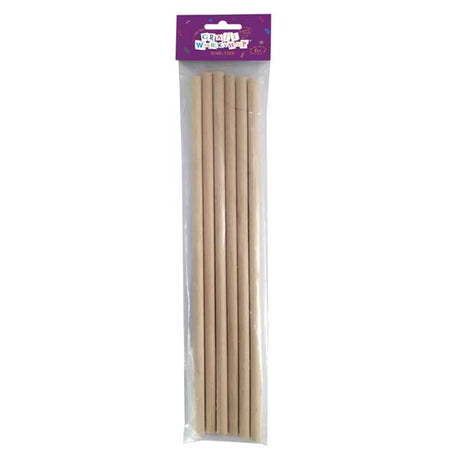Craft Dowel Stick 6pc 10mm x 30cm image 0