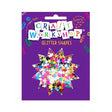 Glitter Shape Craft Star Multi 35g image 0