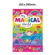 Colouring Book Positive Affirmations Magical 32pgs image 0