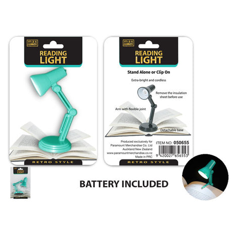 LED Reading Light w/Clip n Batteries image 0