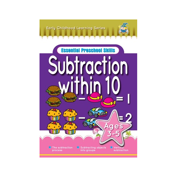 GREENHILL ACTIVITY BOOK 3-5YR SUBTRACTION WITHIN 10 image 0